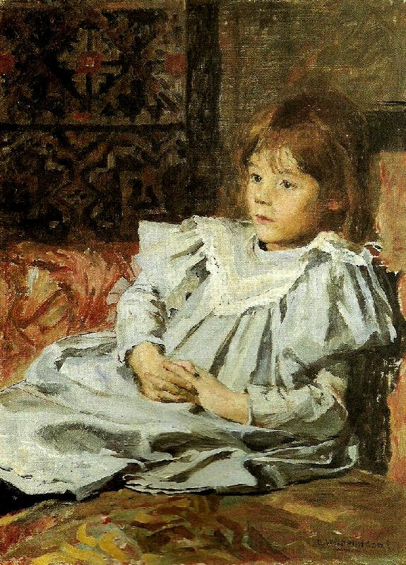 Portrait of Marit Gardellericson by Carl Wilhelm Wilhelmson,A3(16x12")Poster