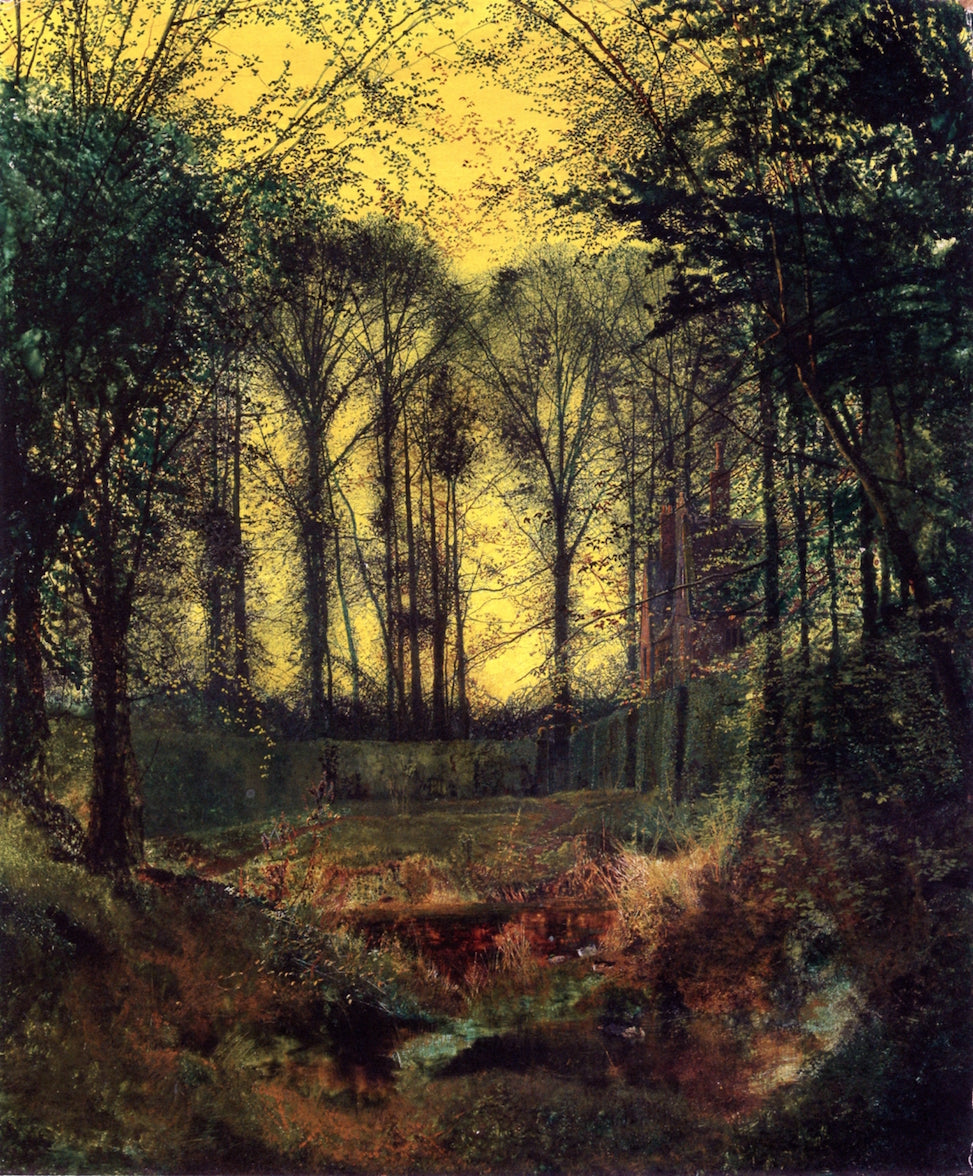 Golden Glory, vintage artwork by John Atkinson Grimshaw, 12x8" (A4) Poster