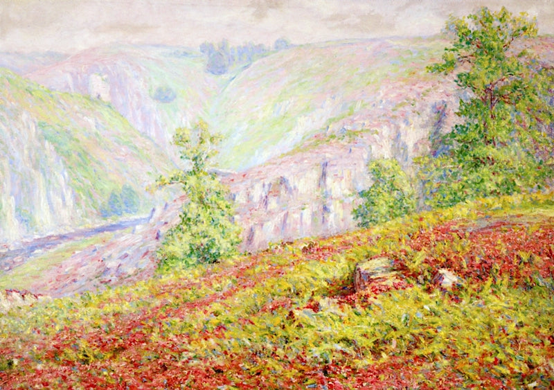 La Creuse, Coup de Soleil, vintage artwork by Wynford Dewhurst, 12x8" (A4) Poster