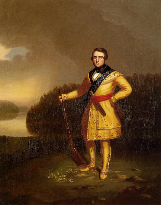 Leonidas Wetmore, vintage artwork by George Caleb Bingham, A3 (16x12") Poster Print