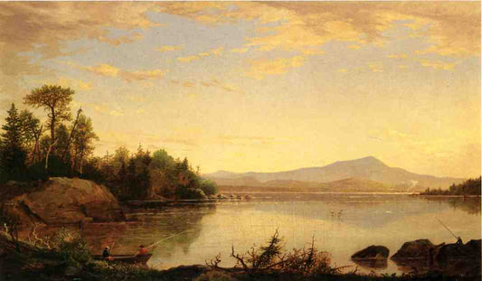 Moat Mountain, New Hampshire, vintage artwork by Francis Seth Frost, 12x8" (A4) Poster
