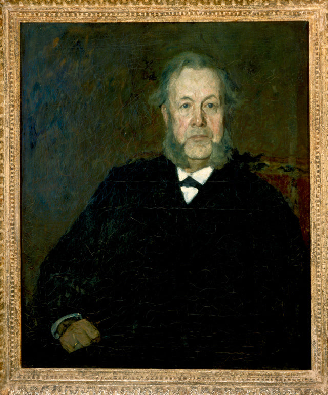Portrait of J.C. Loman, vintage artwork by Jan Veth, 12x8" (A4) Poster