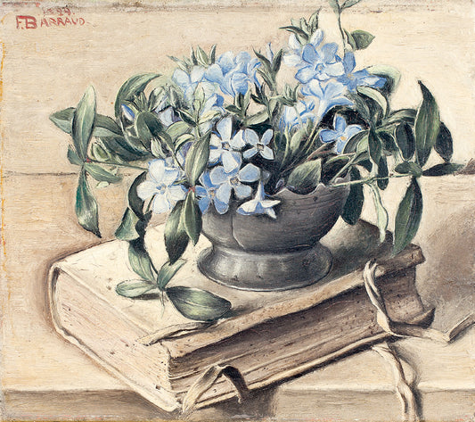 Periwinkles, vintage artwork by François-Emile Barraud, 12x8" (A4) Poster