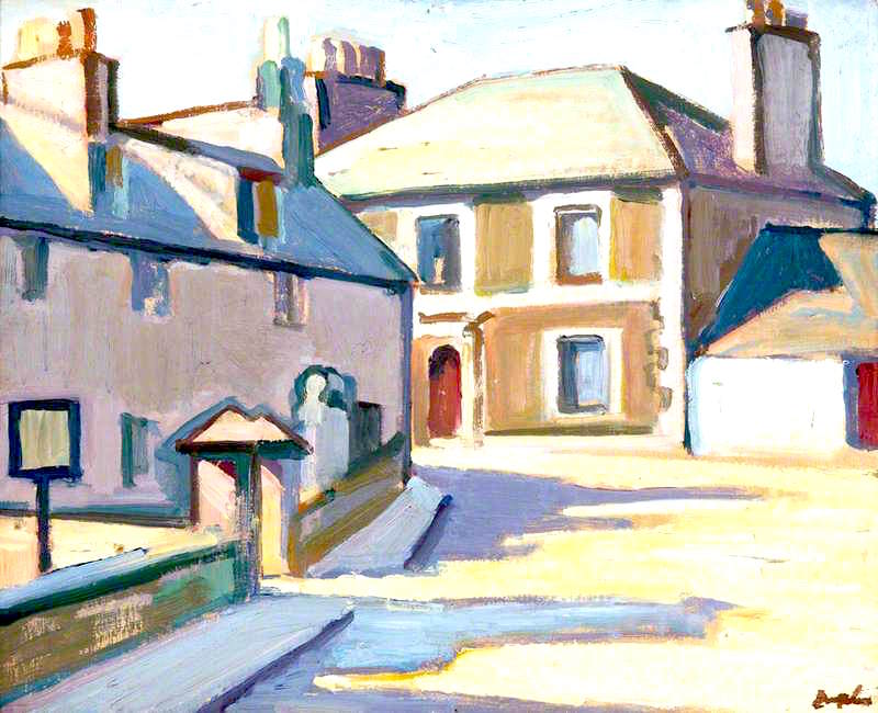 Kirkcudbright, Street Corner by Samuel John Peploe,16x12(A3) Poster