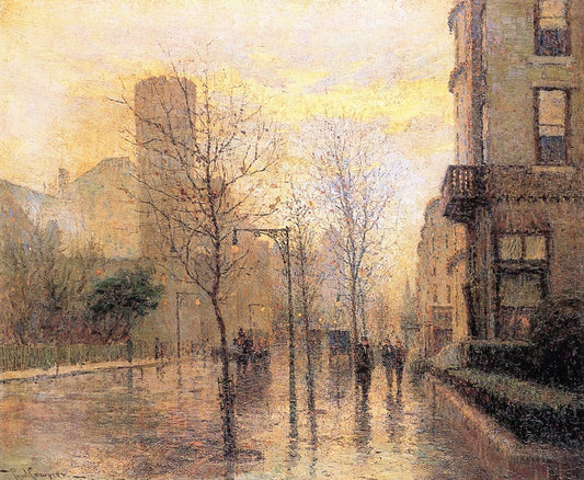 23rd Regiment Armory, Bedford Avenue by Paul Sawyier,A3(16x12")Poster