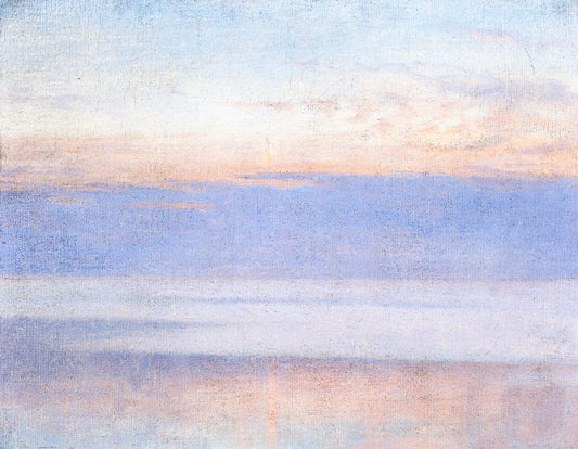 First Quarter of the Moon, vintage artwork by William Blair Bruce, 12x8" (A4) Poster