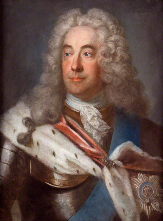 Portrait of James Waldegrave, vintage artwork by Gustaf Lundberg, 12x8" (A4) Poster