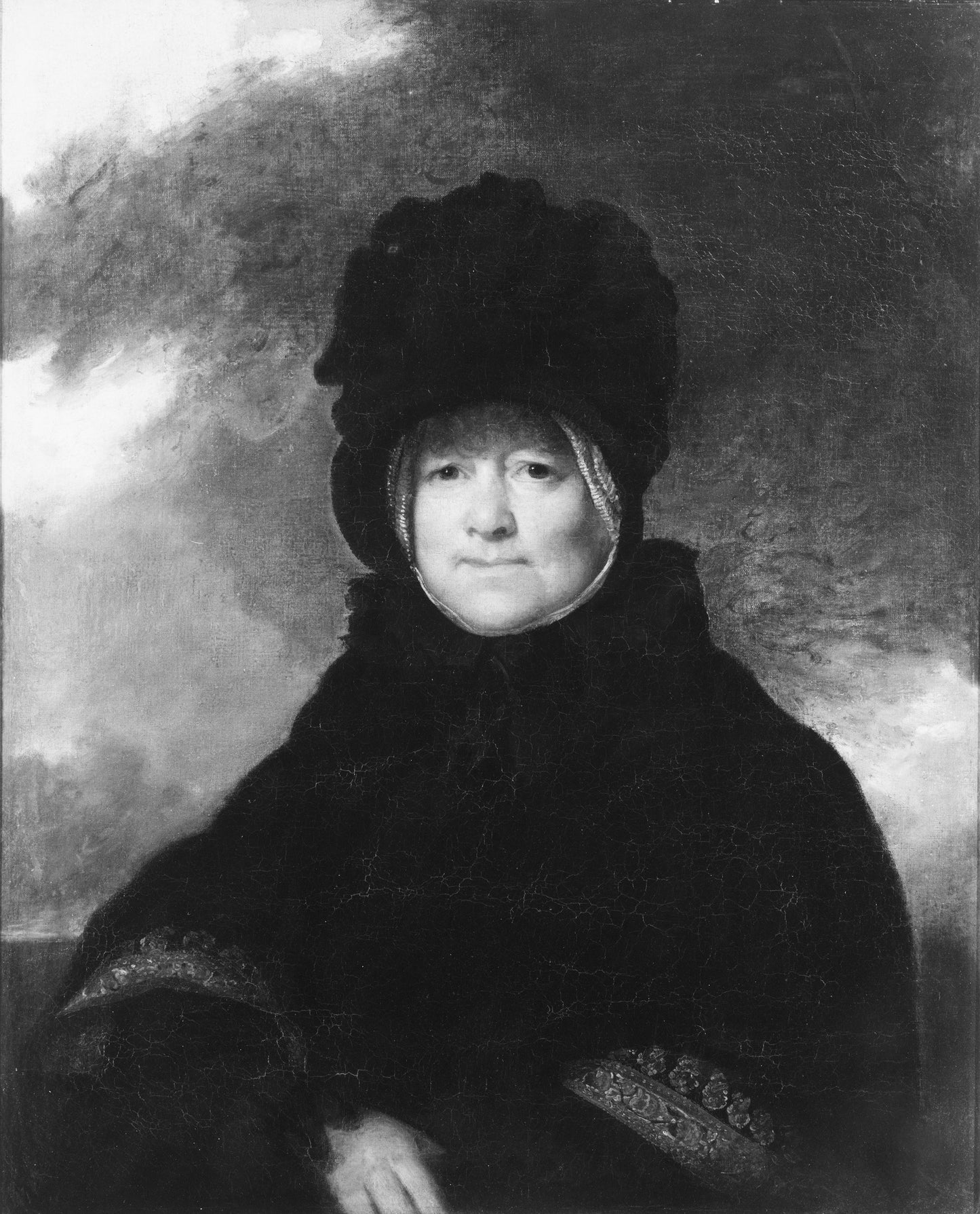 Mrs. William Thomas, vintage artwork by John Wesley Jarvis, 12x8" (A4) Poster