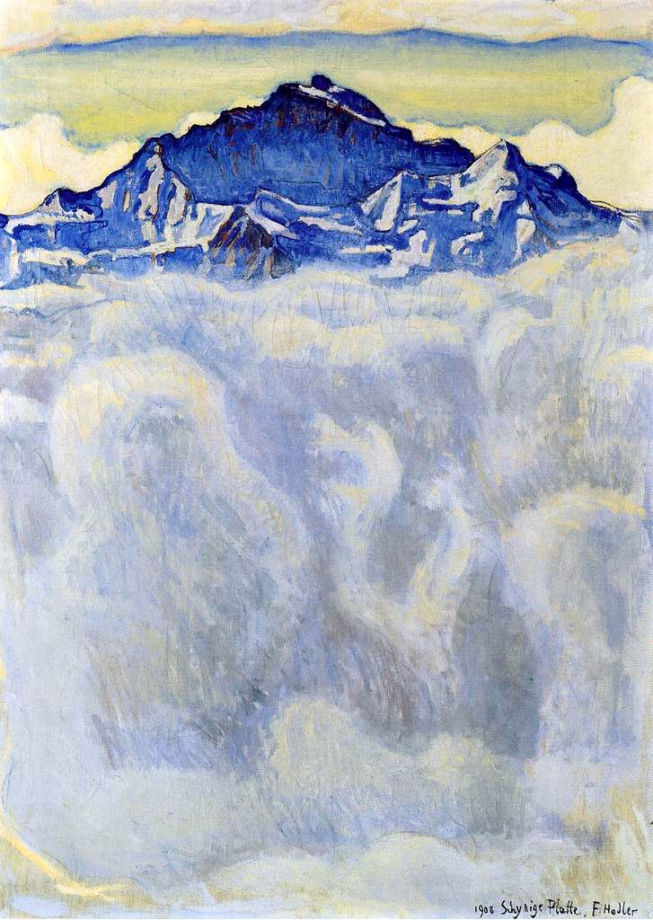 The Jungfrau Over a Sea of Mist by Ferdinand Hodler,A3(16x12")Poster