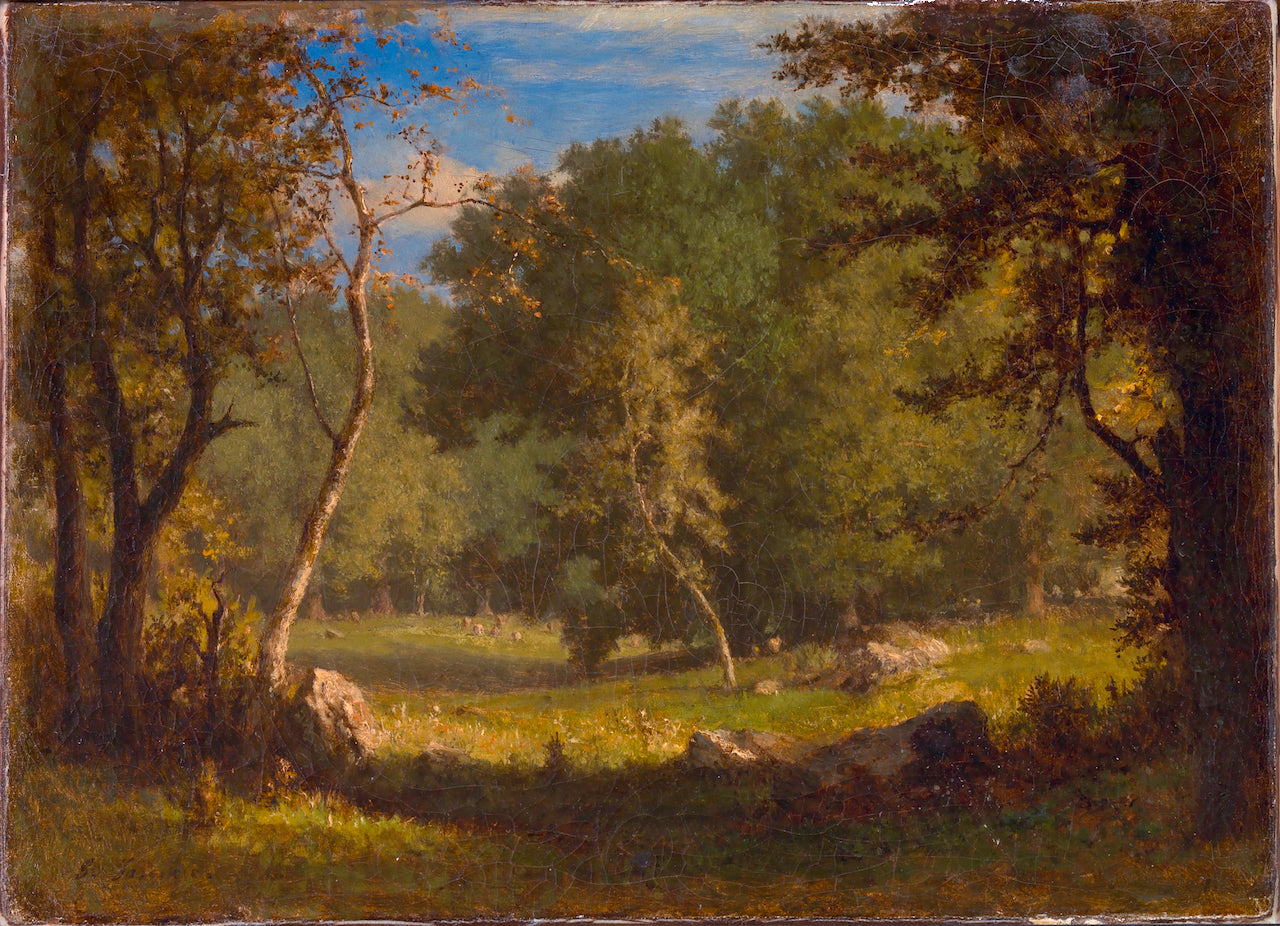 Elf Ground, vintage artwork by George Inness, 12x8" (A4) Poster