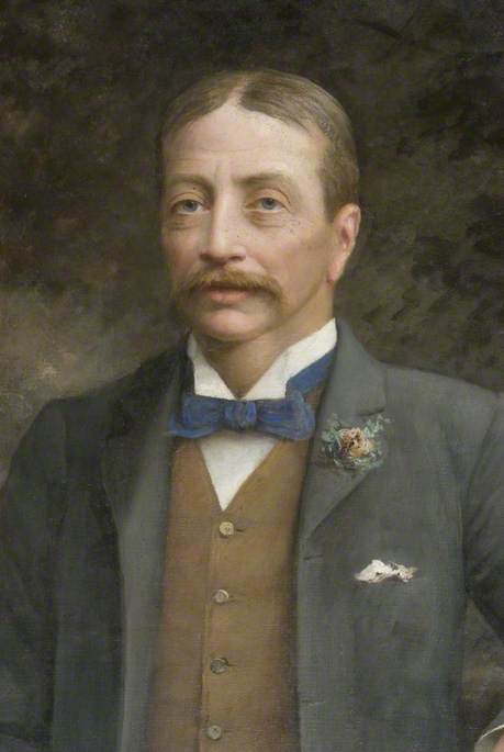 George Granville Lancaster, vintage artwork by Arthur Trevor Haddon, 12x8" (A4) Poster