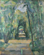 Avenue at Chantilly, vintage artwork by Paul Cezanne, 12x8" (A4) Poster