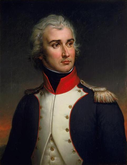 Portrait of Jean Lannes, French general, vintage artwork by Jean-Baptiste Paulin Guerin, 12x8" (A4) Poster