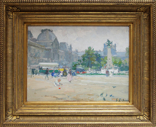 View of the Louvre by Gennaro Befanio,A3(16x12")Poster