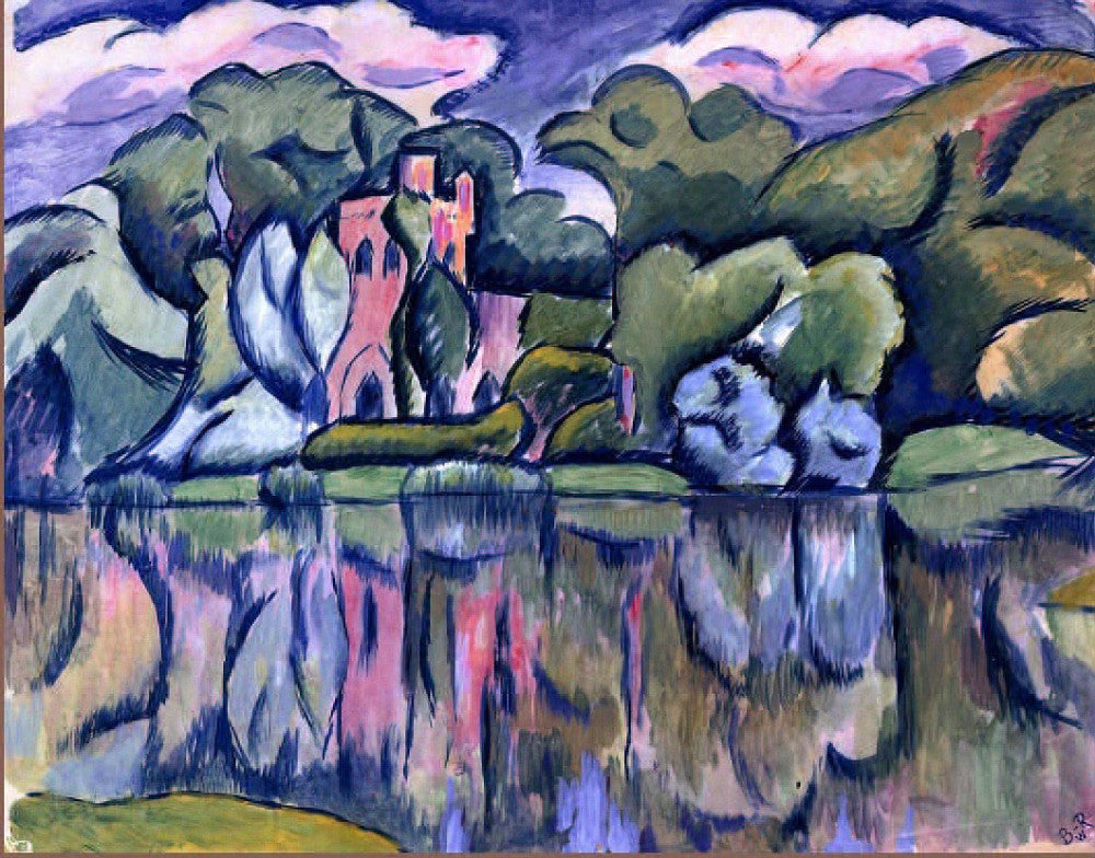 A Lake by Vladimir Baranoff-Rossine,16x12(A3) Poster
