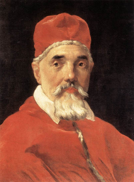 Pope Urban VIII, vintage artwork by Gian Lorenzo Bernini, 12x8" (A4) Poster