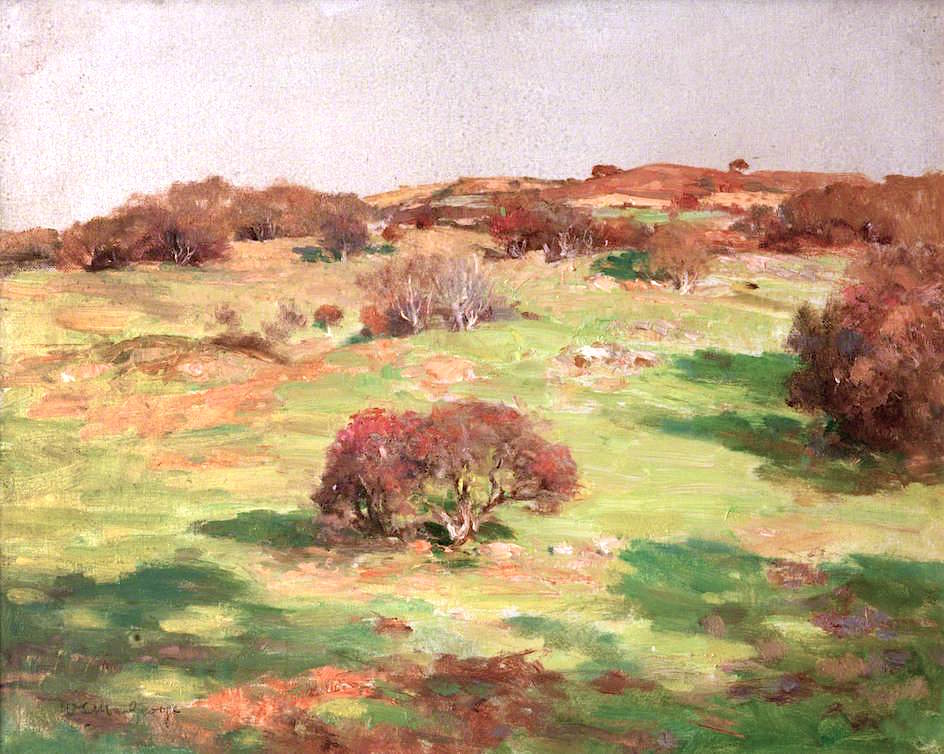 Autumn Sunshine, Kirkcudbright by William Stewart MacGeorge,A3(16x12")Poster