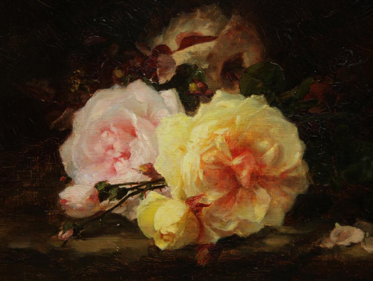 Throw of Roses by Ernest Filliard,A3(16x12")Poster