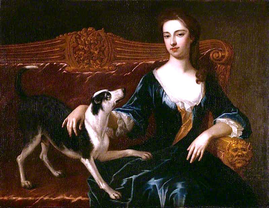 Elizabeth Grey, vintage artwork by Attributed to Michael Dahl, 12x8" (A4) Poster