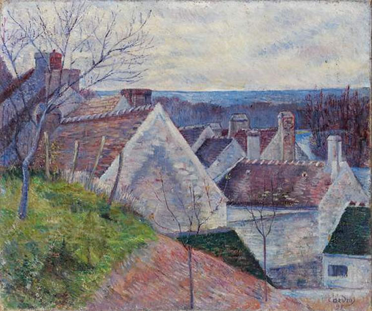 The Roofs, Morning by Frederic Cordey,A3(16x12")Poster
