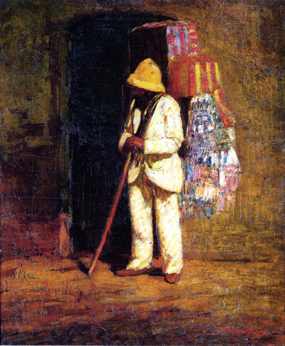 Man in Havana, vintage artwork by George Luks, 12x8" (A4) Poster