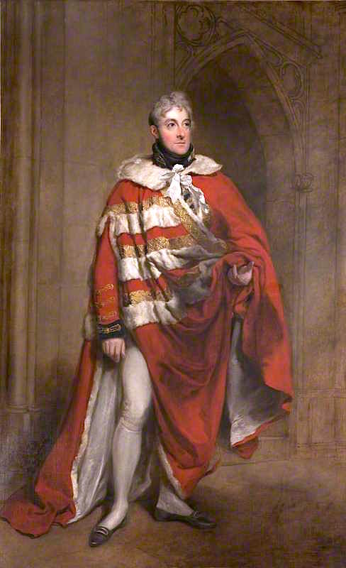 William Henry Vane (1766–1842), 3rd Earl of Darlington, vintage artwork by Arthur William Devis, 12x8" (A4) Poster