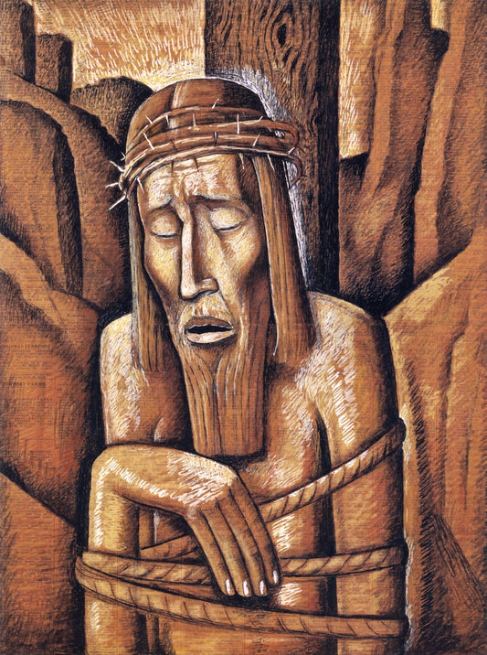 Christus by Alfredo Ramos Martinez,16x12(A3) Poster