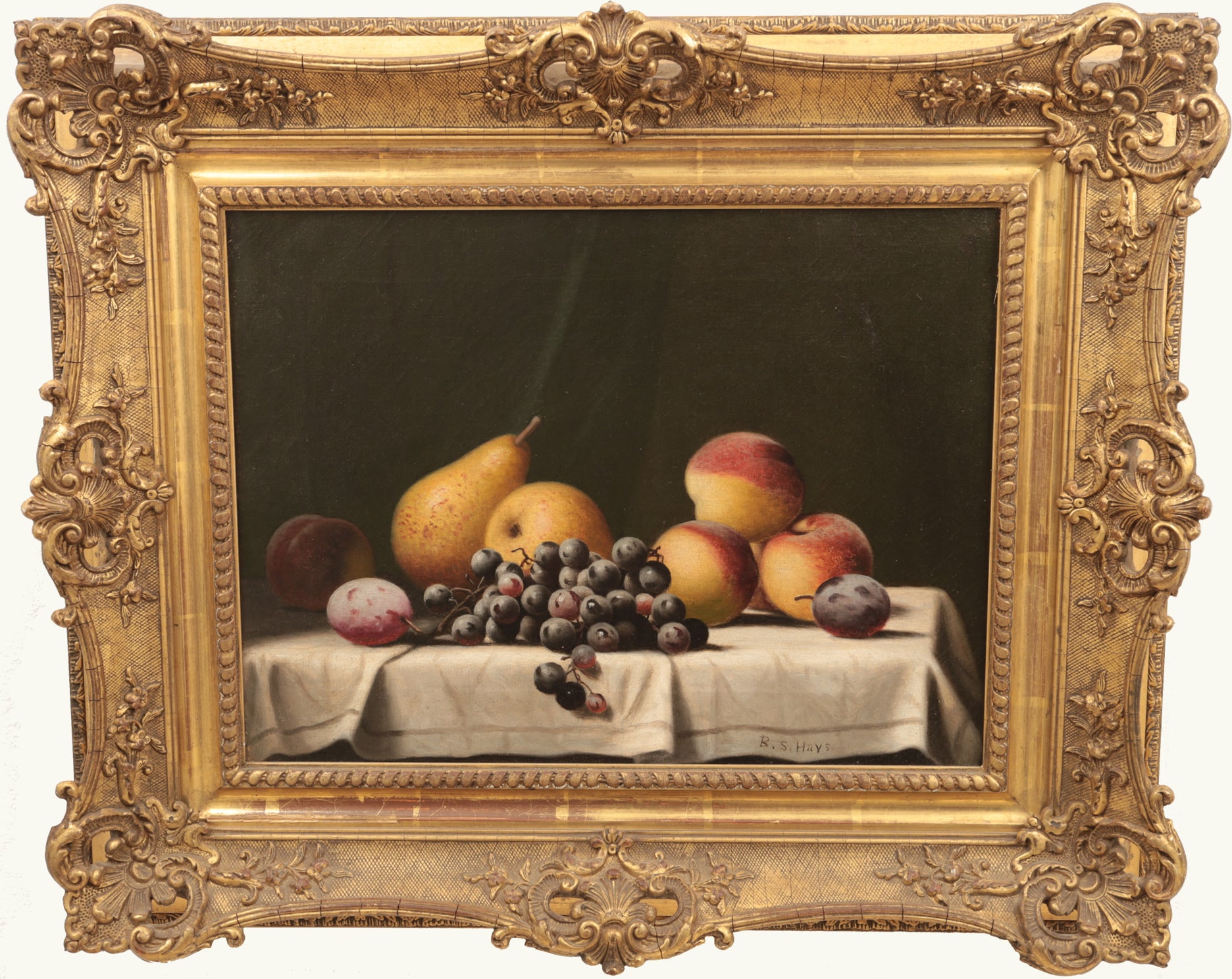 Tabletop Still Life, vintage artwork by Barton Stone Hays, 12x8" (A4) Poster