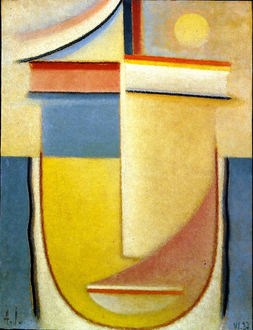 Abstract Head: Inner Vision by Alexei von Jawlensky,A3(16x12")Poster