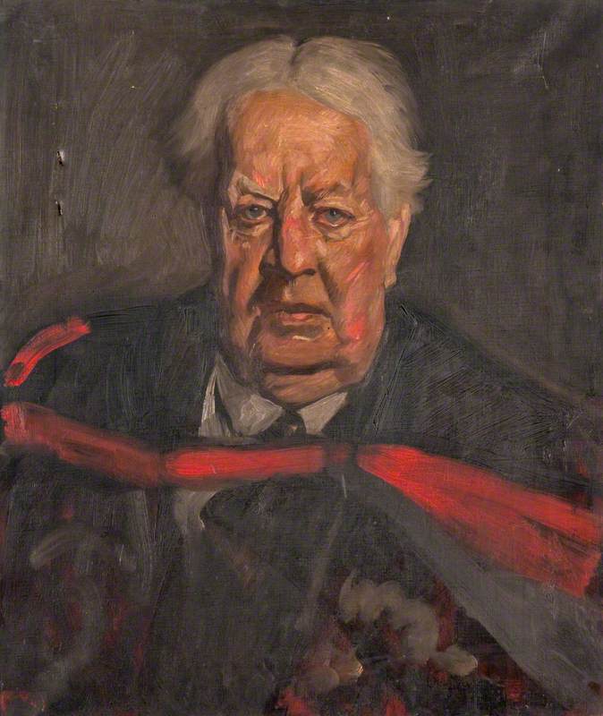 Sir Hector Clare Cameron, vintage artwork by Maurice William Greiffenhagen, 12x8" (A4) Poster