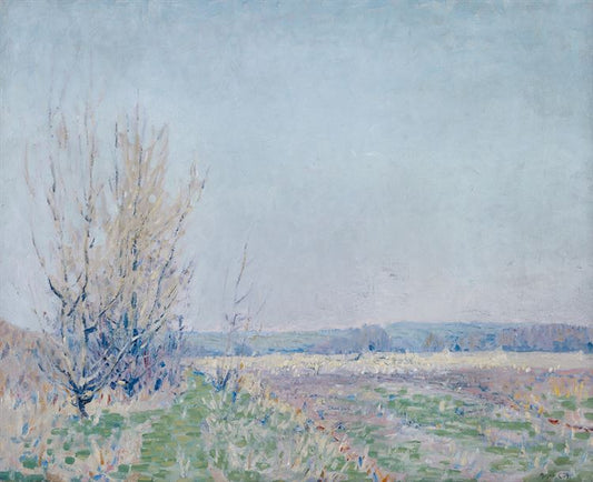 Bucks County Field, vintage artwork by Morgan Colt, 12x8" (A4) Poster