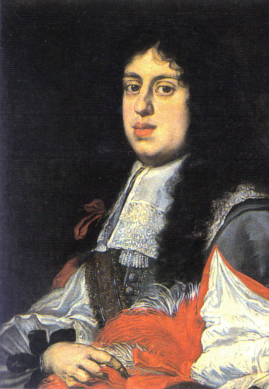 Grand duke of Tuscany Cosimo III de' Medici, vintage artwork by Justus Sustermans, 12x8" (A4) Poster