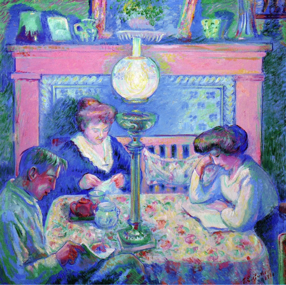 Interior after Dinner by Theodore Earl Butler,A3(16x12")Poster