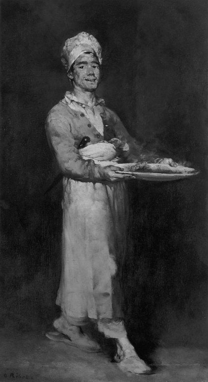 The Scullion, vintage artwork by Theodule-Augustin Ribot, 12x8" (A4) Poster
