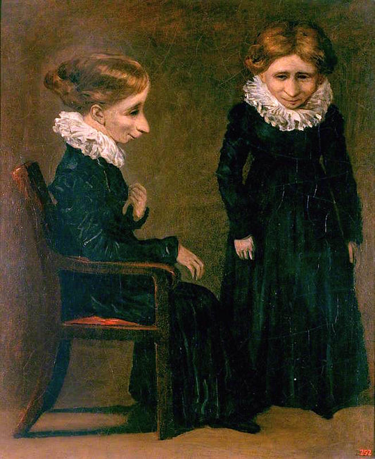 Caroline Crachami, vintage artwork by John James Chalon, 12x8" (A4) Poster