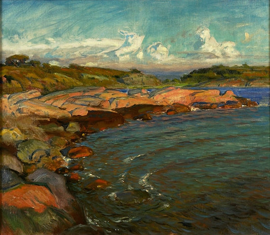 Särö, 1902, vintage artwork by Thorolf Holmboe, 12x8" (A4) Poster