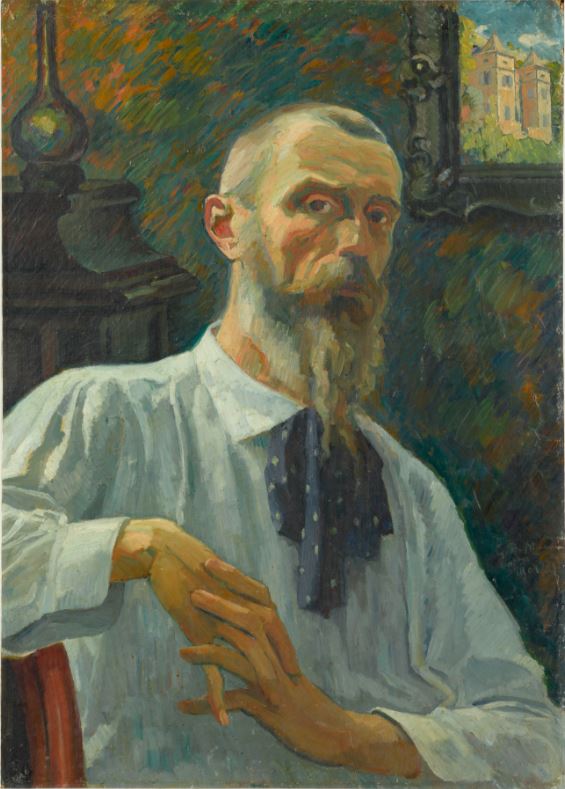 Homme à la chemise bleue by Georges-Daniel de Monfreid,A3(16x12")Poster