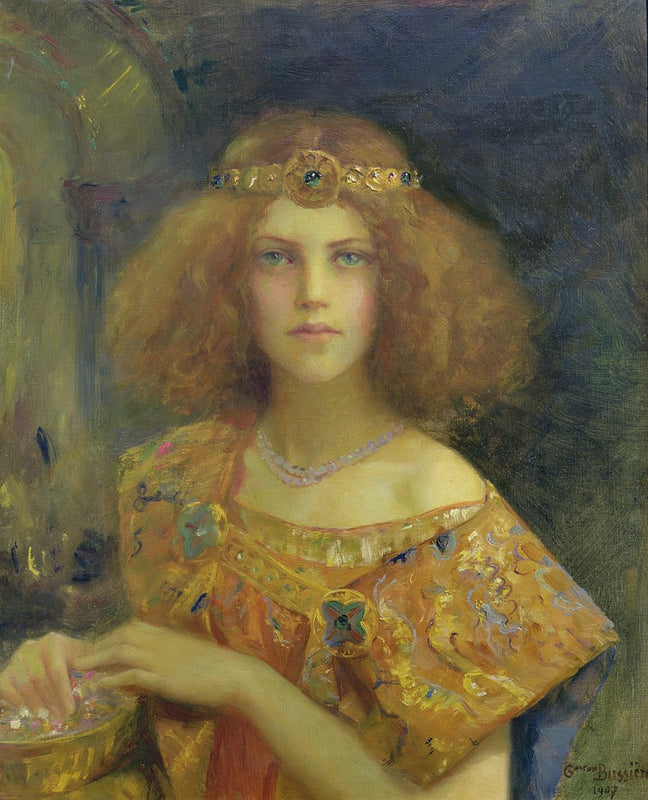 Salammbo by Gaston Bussiere,A3(16x12")Poster