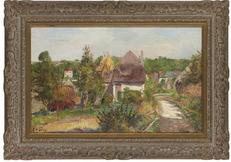Village Path by Frederic Cordey,A3(16x12")Poster