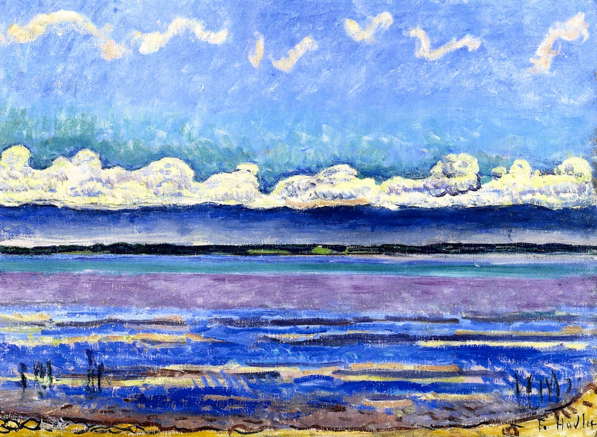 Lake Geneve with Jura by Ferdinand Hodler,A3(16x12")Poster