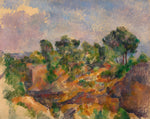 Bibemus, vintage artwork by Paul Cezanne, 12x8" (A4) Poster