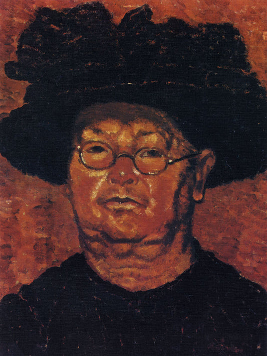 Aunt with glasses, vintage artwork by József Rippl-Rónai, 12x8" (A4) Poster