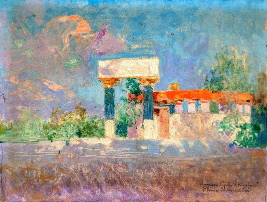  Pea nella pineta di ponente a Viareggio by Plinio Nomellini,A3(16x12")Poster