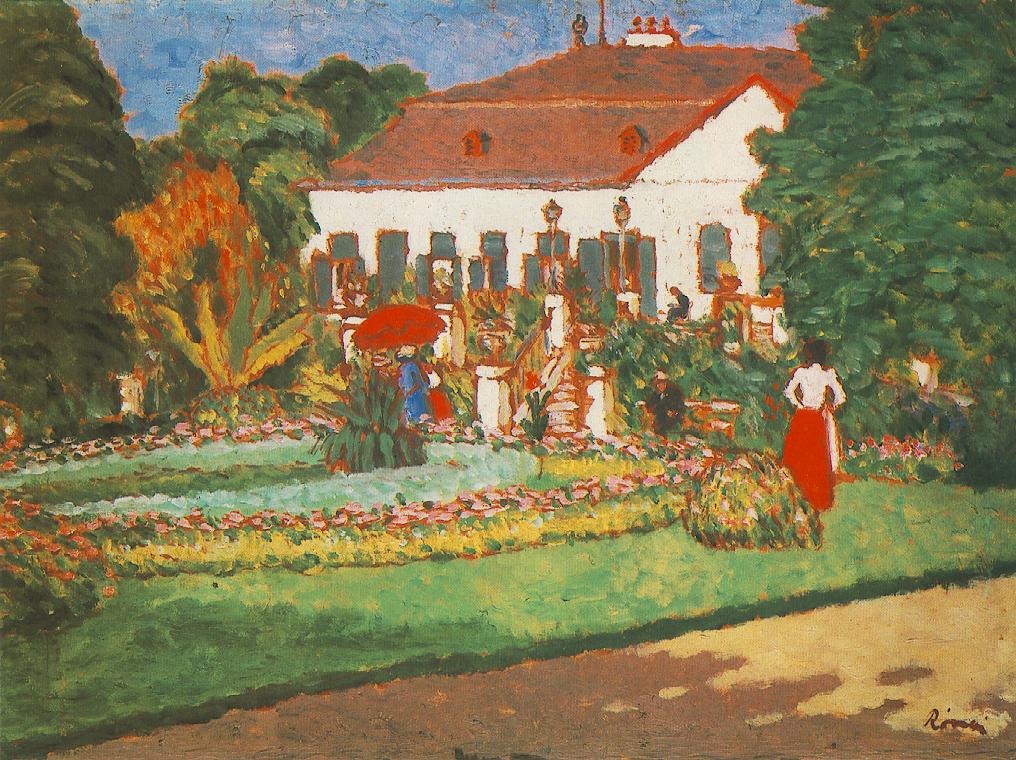 Manor-house at Kortvelyes by Jozsef Rippl-Ronai,A3(16x12")Poster