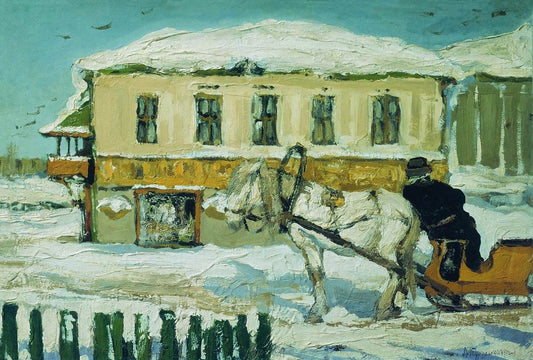 Moscow Cabman by Leonard Turzhansky,16x12(A3) Poster
