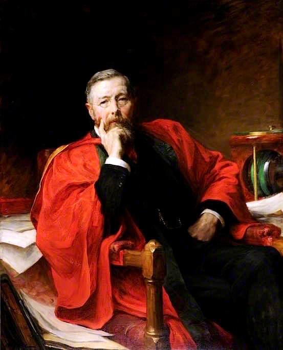Professor William M. Hicks, vintage artwork by Arthur Stockdale Cope, 12x8" (A4) Poster