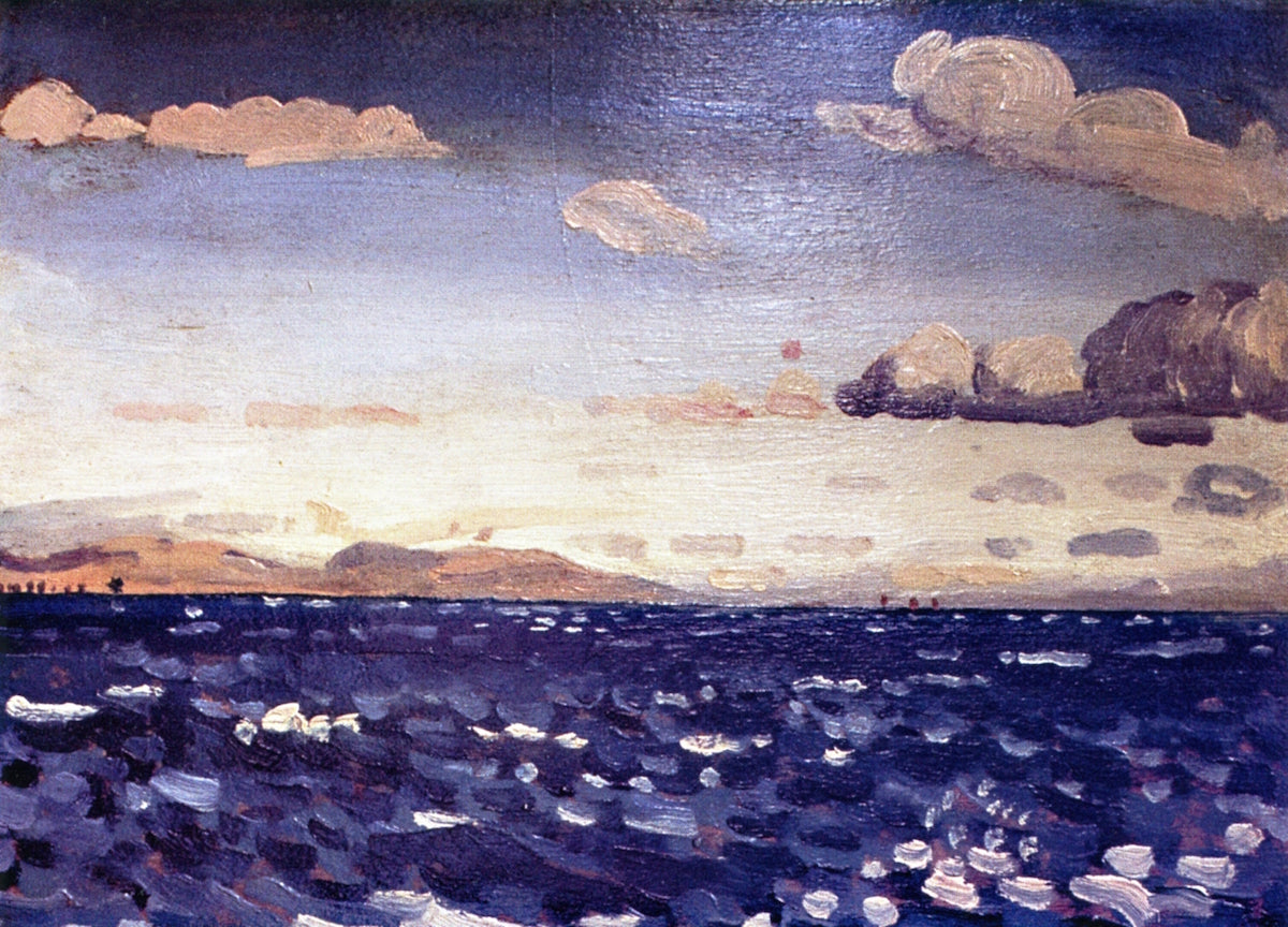 Blue Mediterranean by James Dickson Innes,16x12(A3) Poster