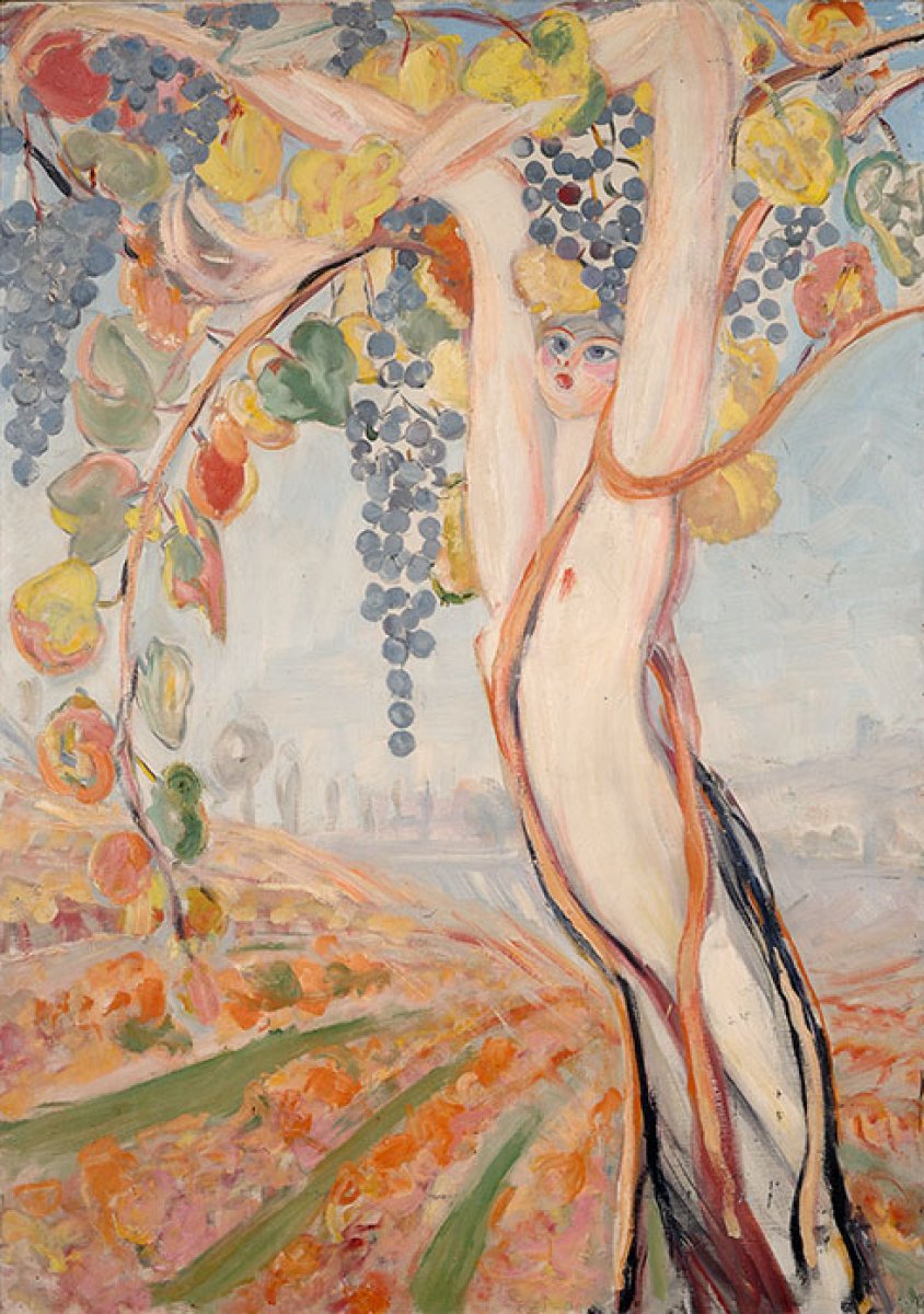 La treille by Jacqueline Marval,A3(16x12")Poster