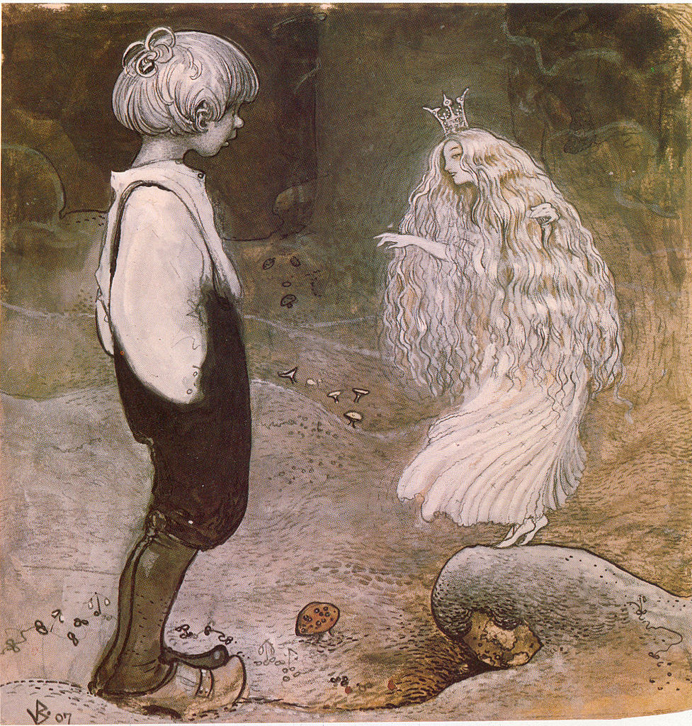 s changed by magic to a wonderful little fairy by John Bauer,16x12(A3) Poster