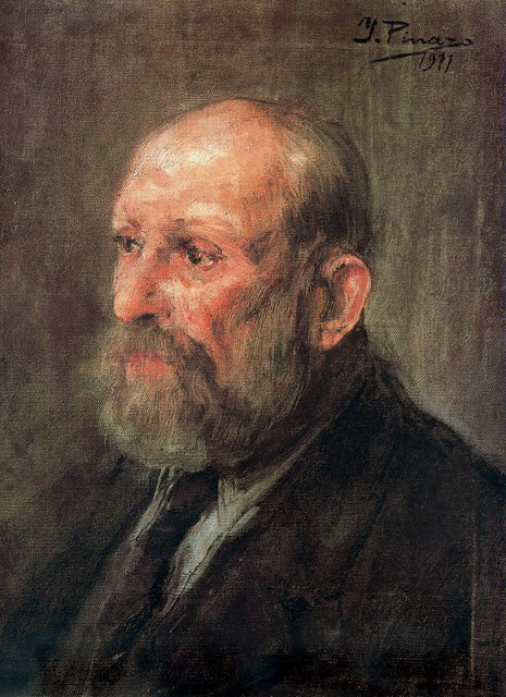 Emilio Alvarez, vintage artwork by Ignacio Pinazo Camarlench, 12x8" (A4) Poster